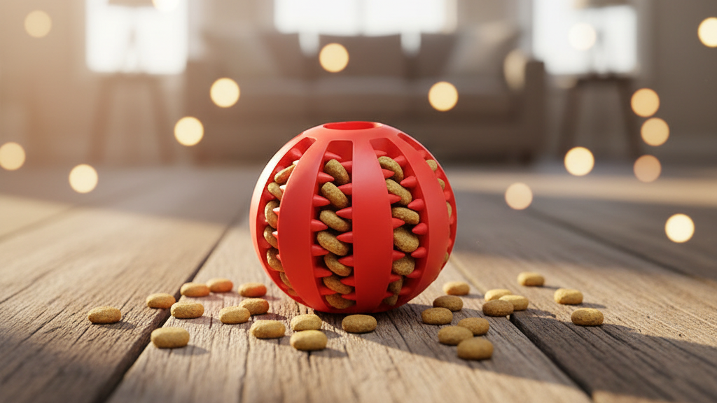Treat-Dispensing Dog Chew Ball – Creative Lifestyle
